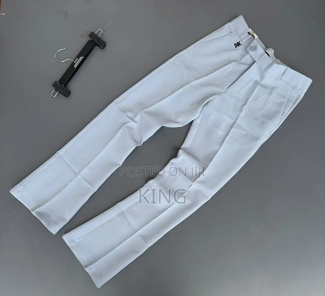 Men's Bootcut or Flare Formal Beltless Trousers