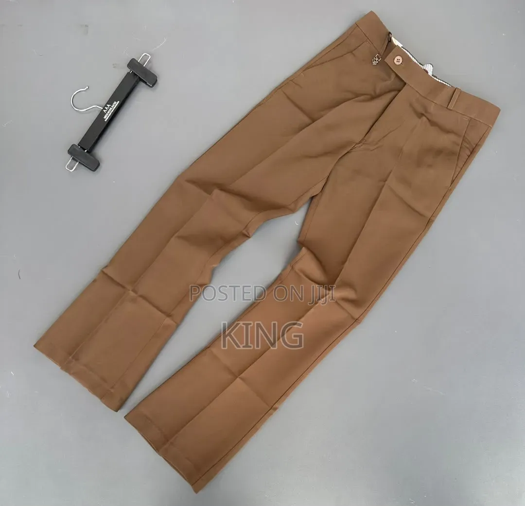 Men's Bootcut or Flare Formal Beltless Trousers