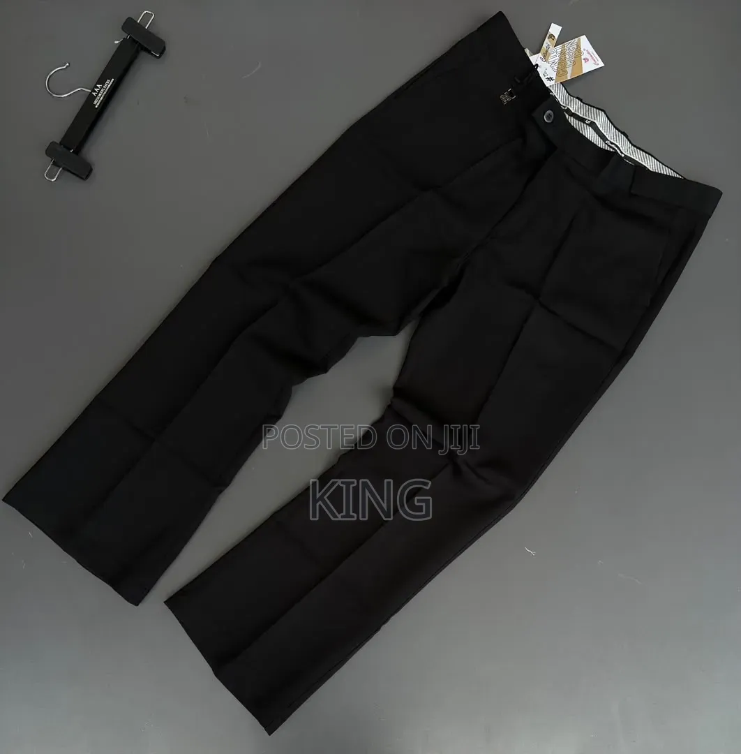 Men's Bootcut or Flare Formal Beltless Trousers