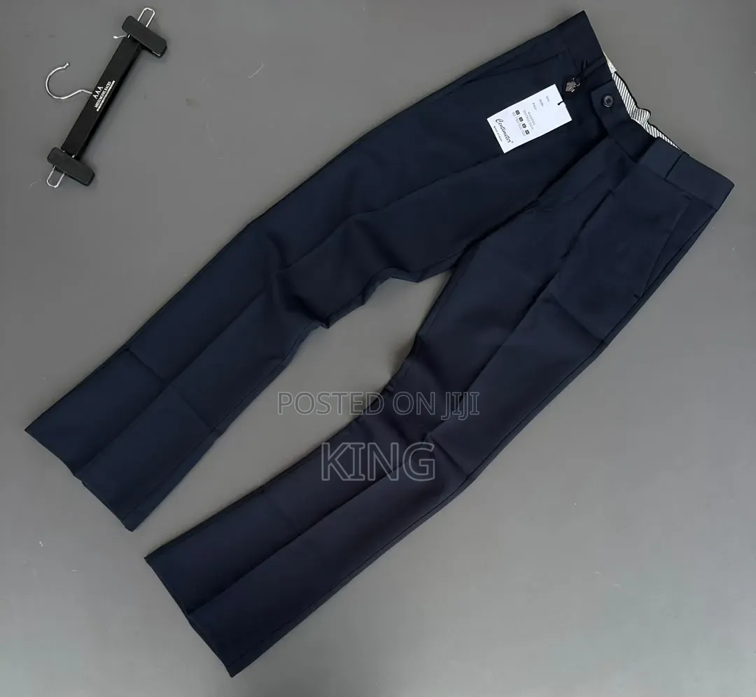 Men's Bootcut or Flare Formal Beltless Trousers