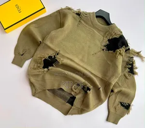 Distressed Aesthetic Sweater