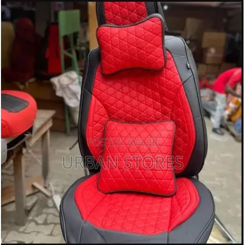 Premium Quality Smiley Face Leather Vehicle Seat Cover -Urban Stores