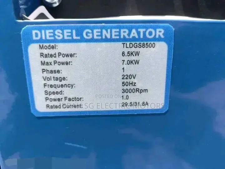 Heavy Duty 6kw Diesel Generator