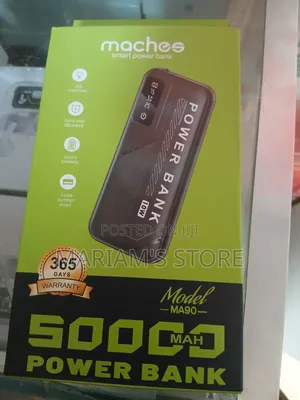 Maches MA90 50,000mAh Smart Power Bank Box Featuring 3 USB Output