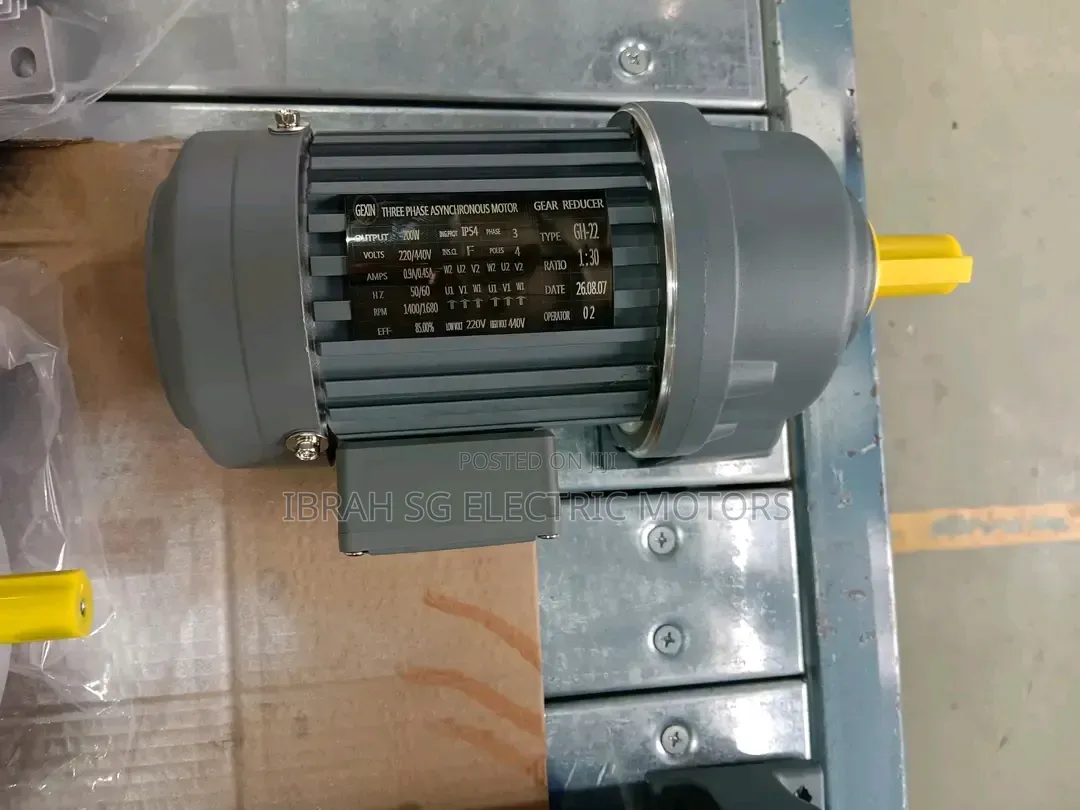 Three Phase 200watts Geared Motor