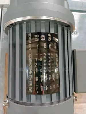 Three Phase 200watts Geared Motor