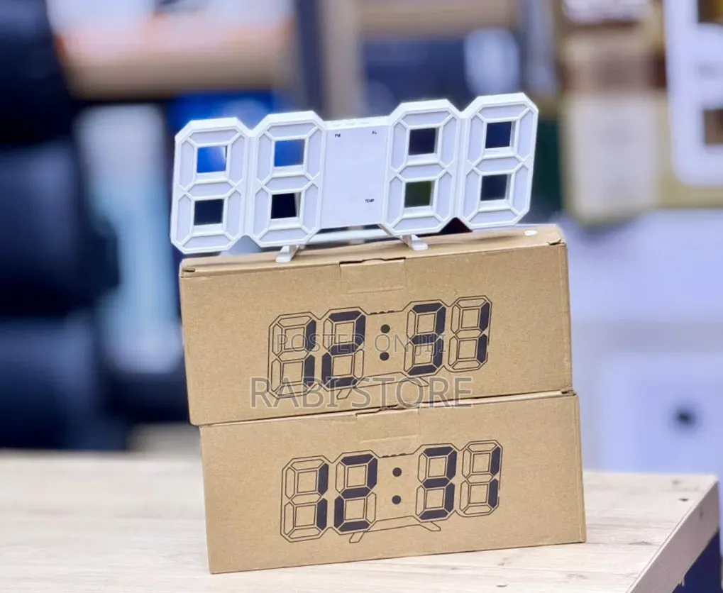 Table Wall Modern Alarm Clock ,Temperature Display