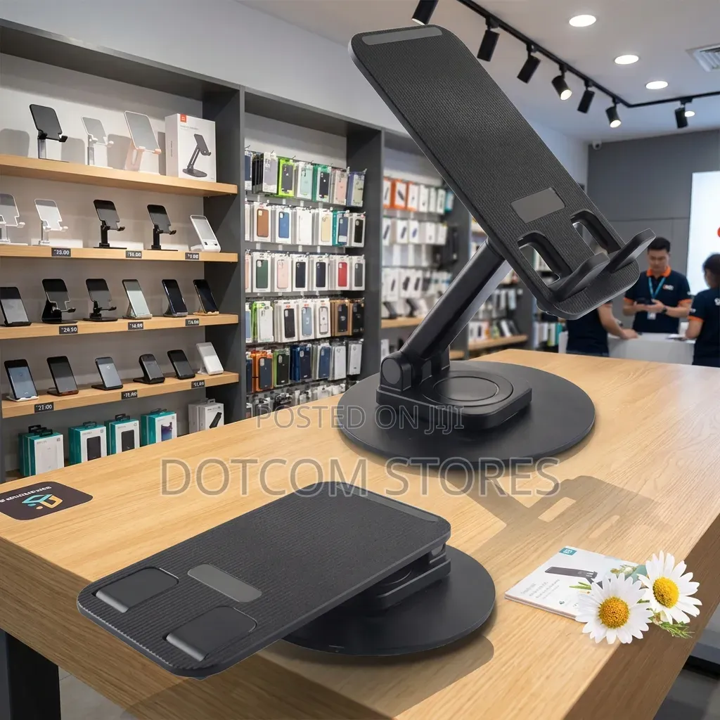 Scalable Folding Rotating Desktop Phone Holder (Model L-353).