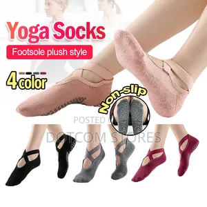 Pair of Non-Slip Unisex Yoga Socks