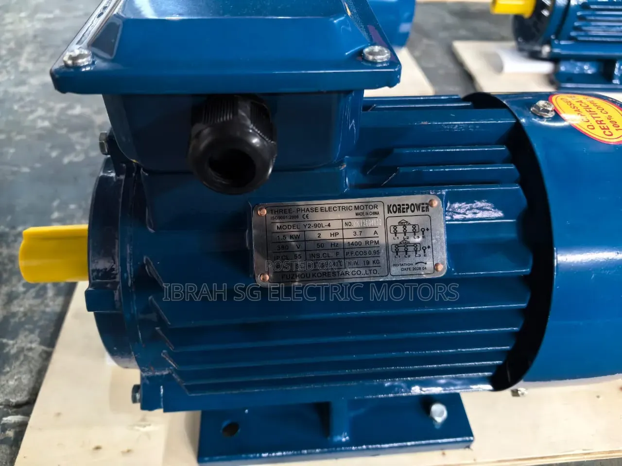 Brand New Three and Single Phase Motors