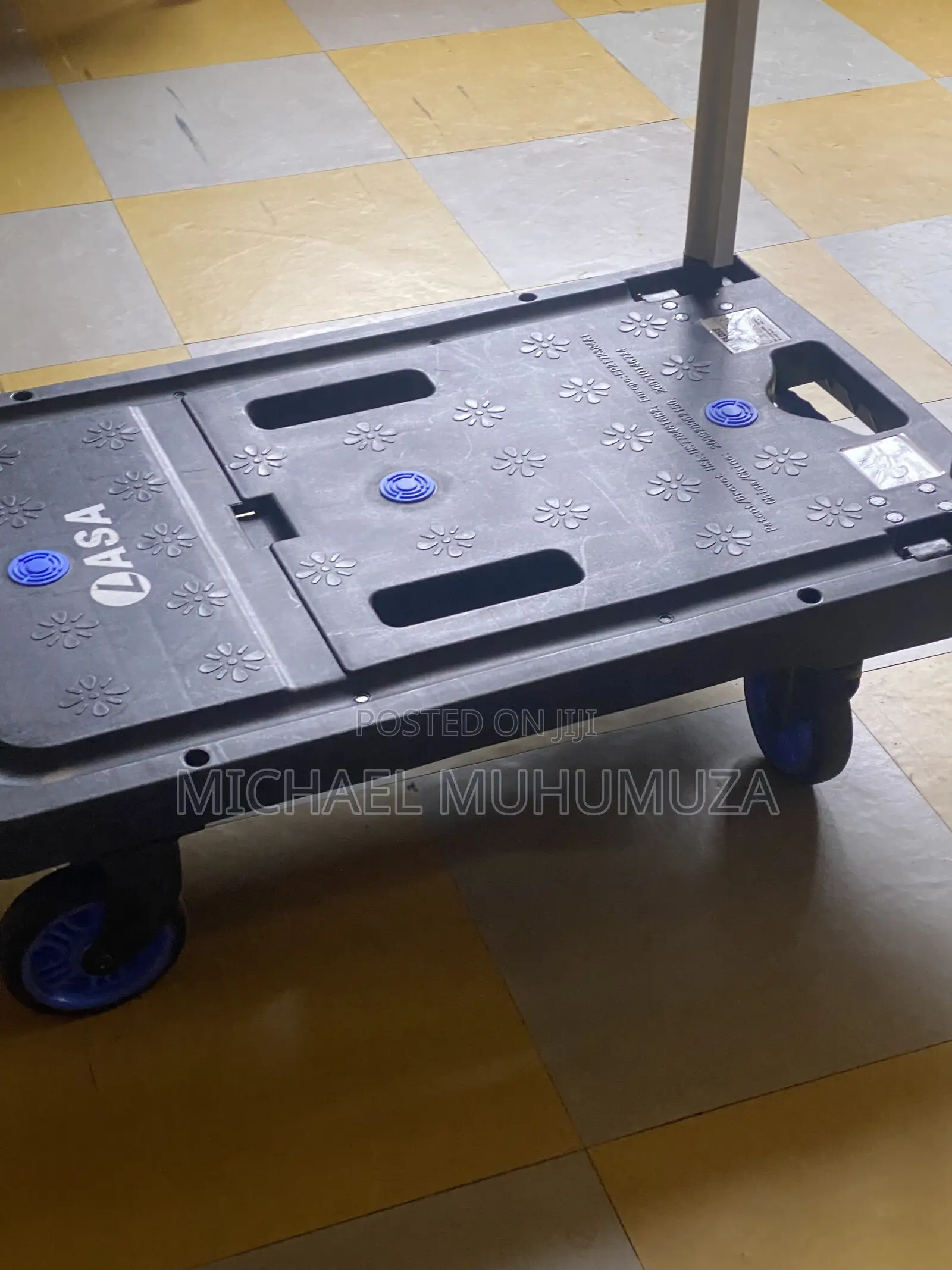 LASA Folding-Handle Platform Trolley
