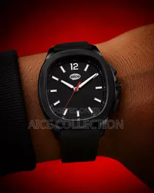 Aice Stealth Blackout Luxury Wristwatch - Brand New