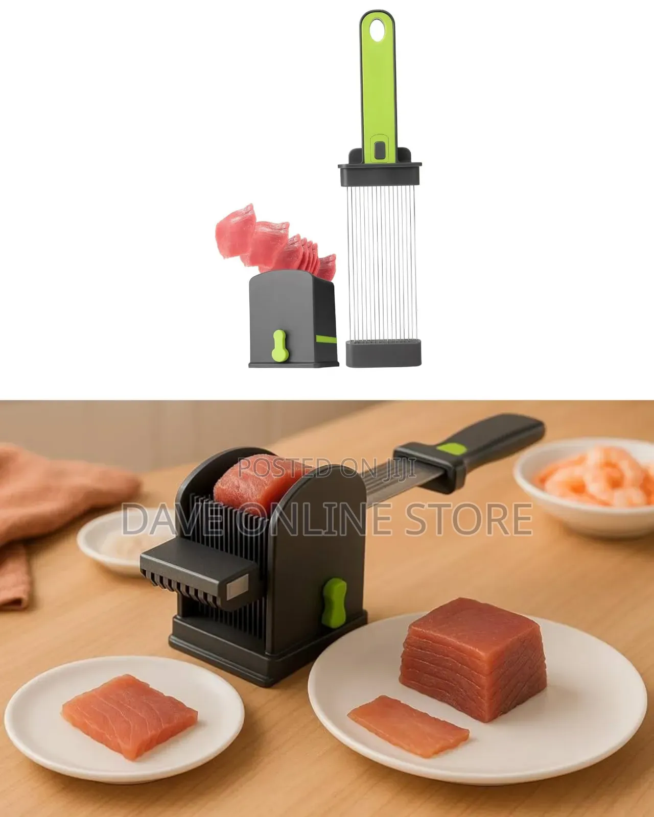 Meat Slicer, Stainless Steel Manual Fresh Meat Cutter