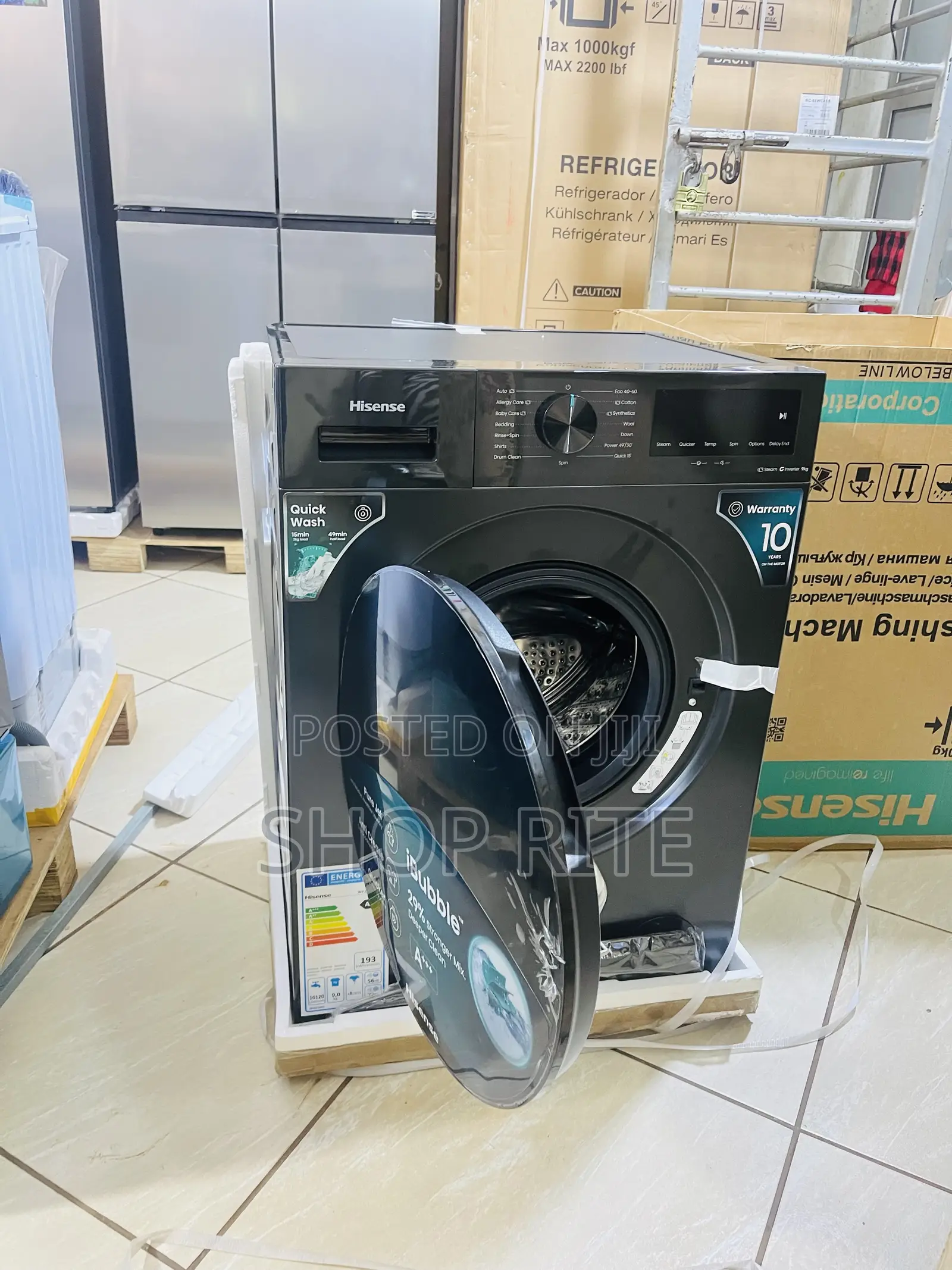 Hisense 9 KGS Front Loader Washing Machines New Format