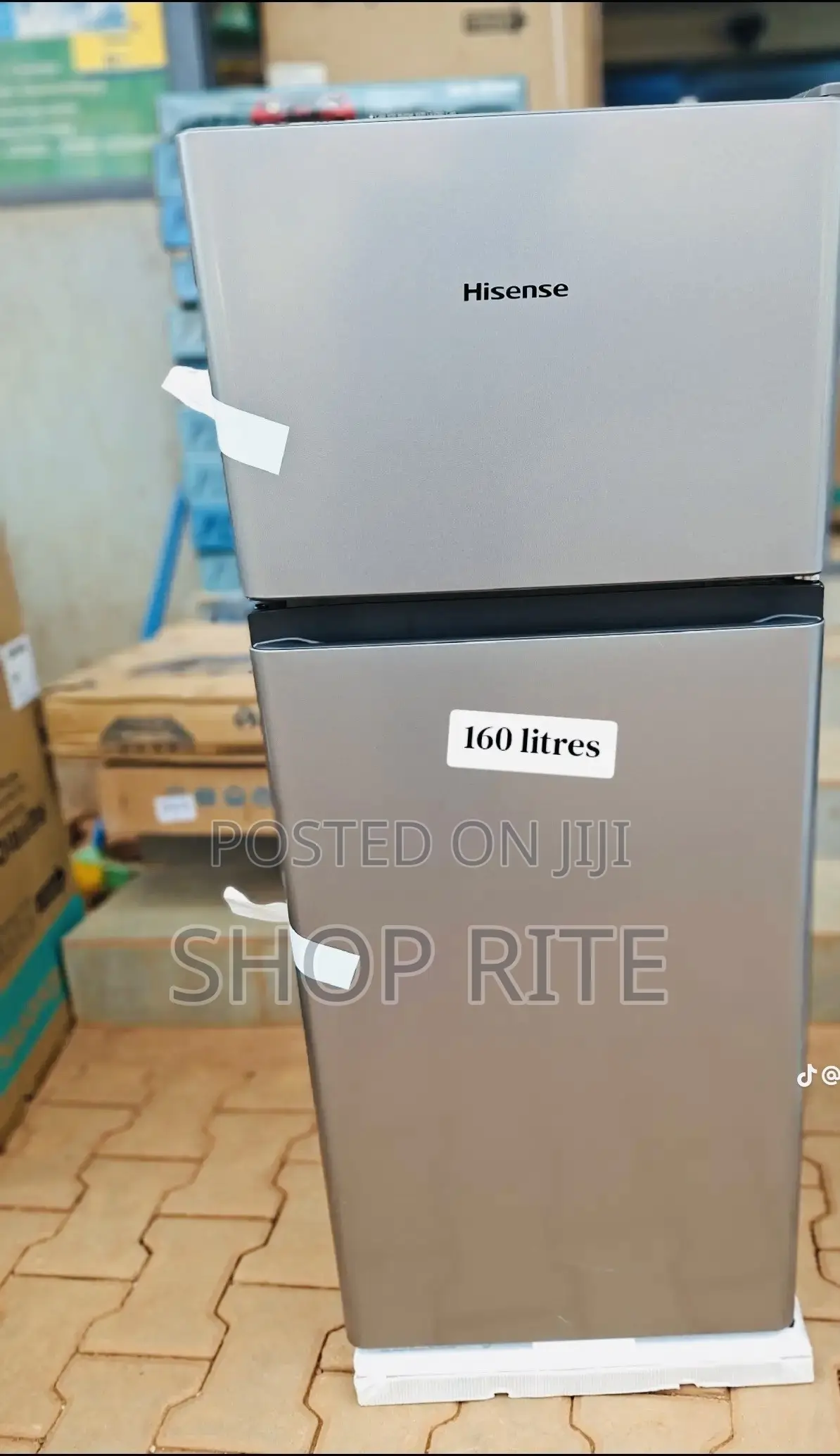 Hisense Refrigerator 160 Liters Original Double Door