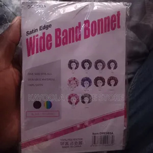 Satin Wide Band Bonnet Protective Hair & Sleep Cap