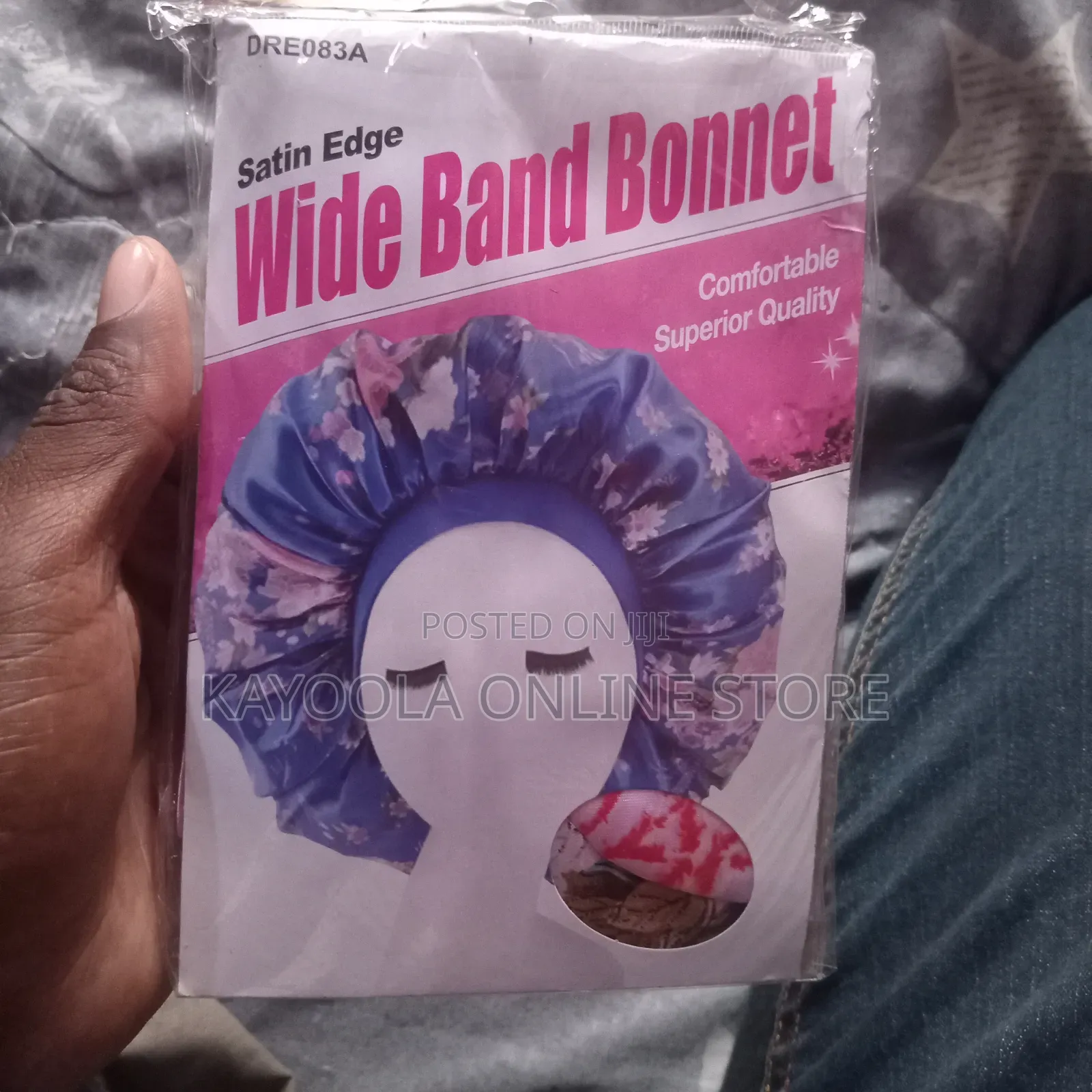 Satin Wide Band Bonnet Protective Hair & Sleep Cap