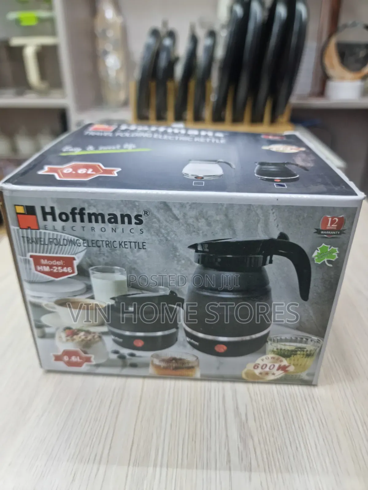 Travel Foldable Electric Kettle 0.6l