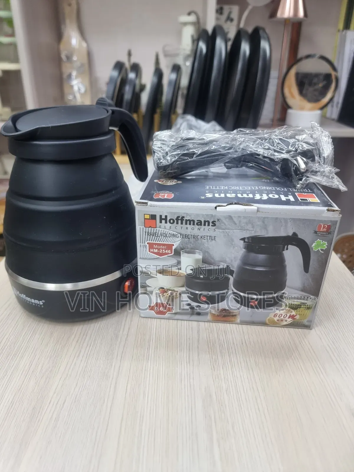 Travel Foldable Electric Kettle 0.6l