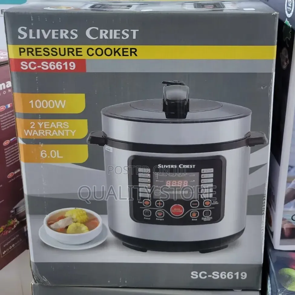 Slivers Crest Pressure Cooker 6 L