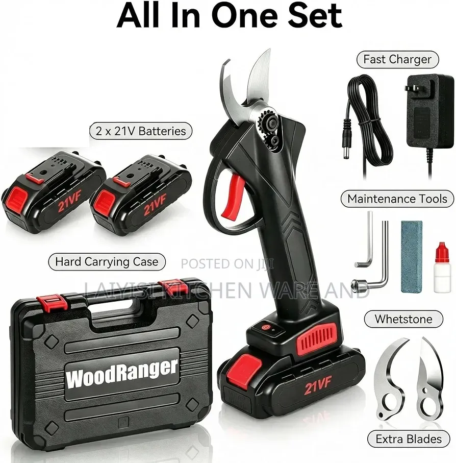 Power Shears 4 Gardening, Blade Tree Trimmer, Cordless, Branch Cutter