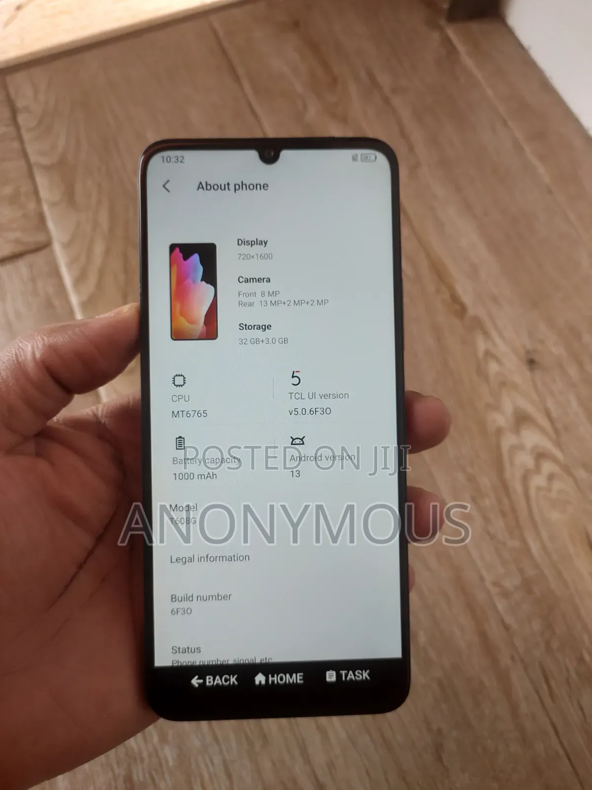 TCL 40 XL 128 GB Gray