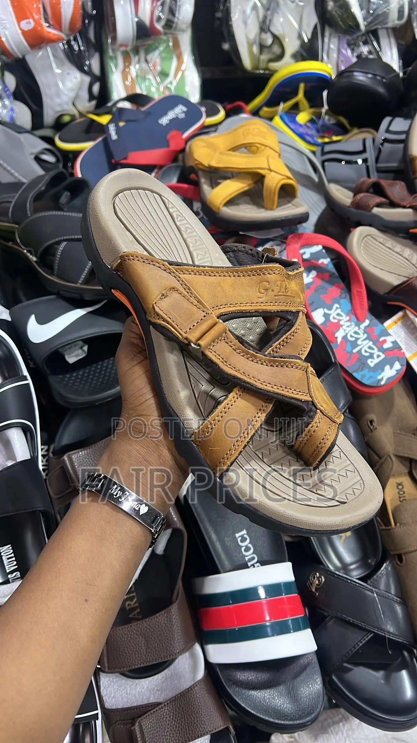 Open Leather Sandals