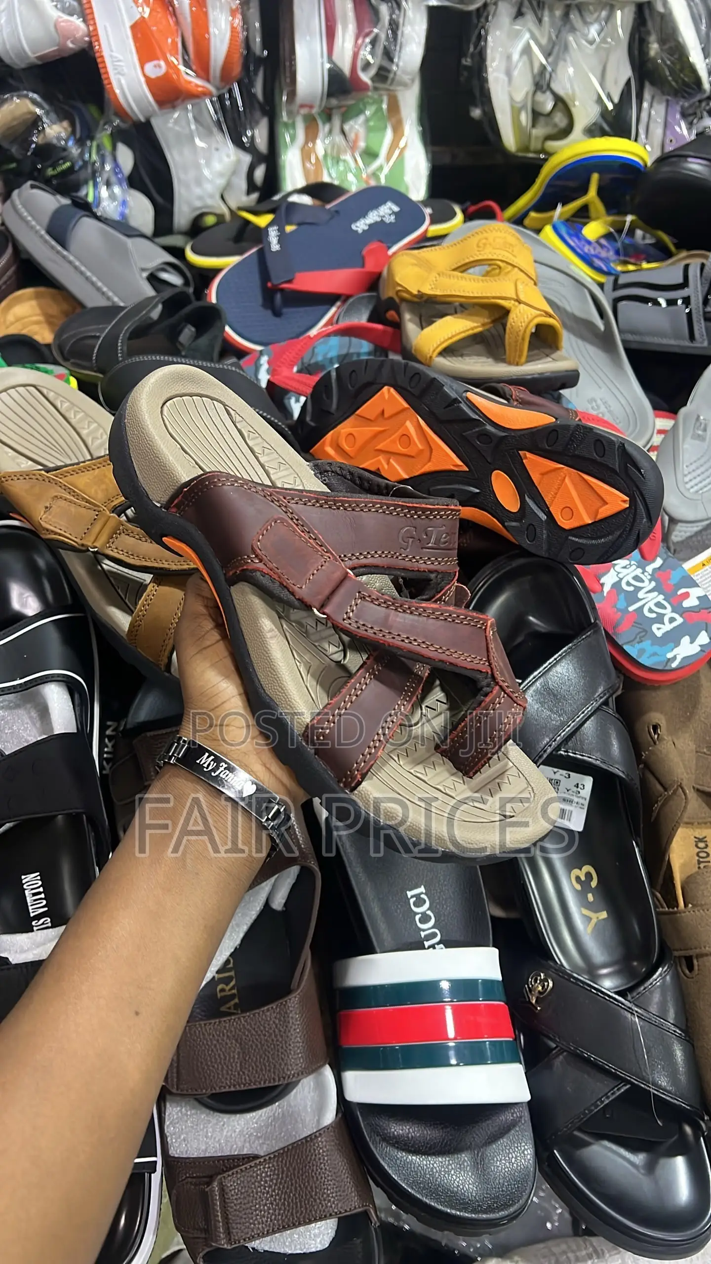 Open Leather Sandals