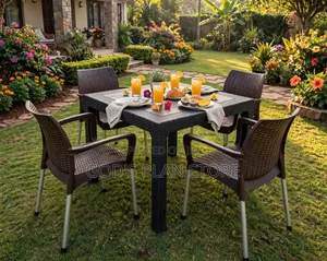 Antares Plastic Dining Table and Chairs Plastic Table and Chairs