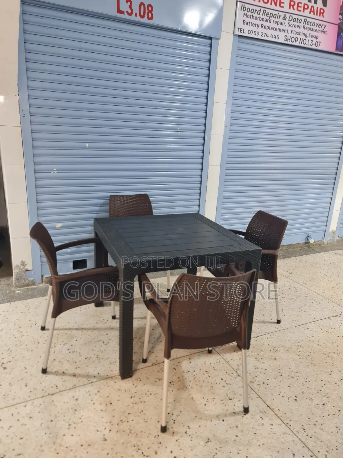 Antares Plastic Dining Table and Chairs Plastic Table and Chairs