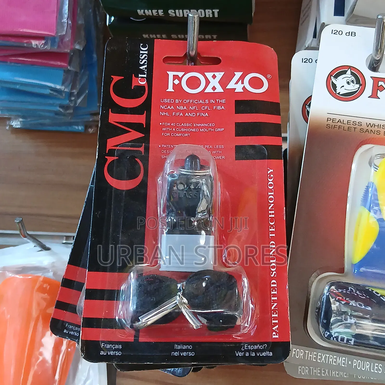 Referee Whistle, Fox 40 Cushioned Mouth Grip) -Urban Stores