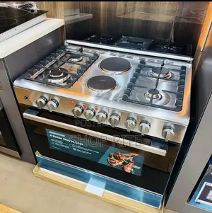 Hisense 90/60 Cooker 4 Gas 2 Electric Stainless Steel