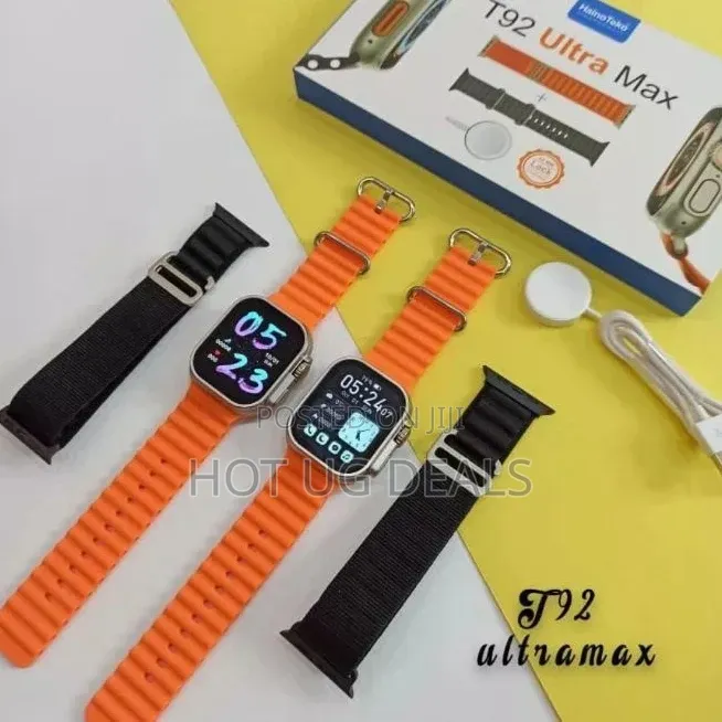Haino Teko T92 Ultra Max Smartwatch - Bluetooth Calling With 2 Straps