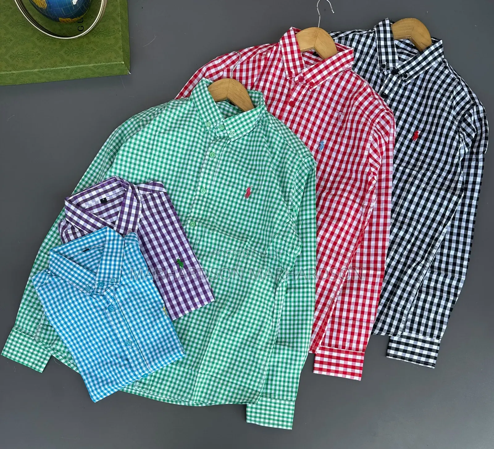 Striped Polo Linen Shirts