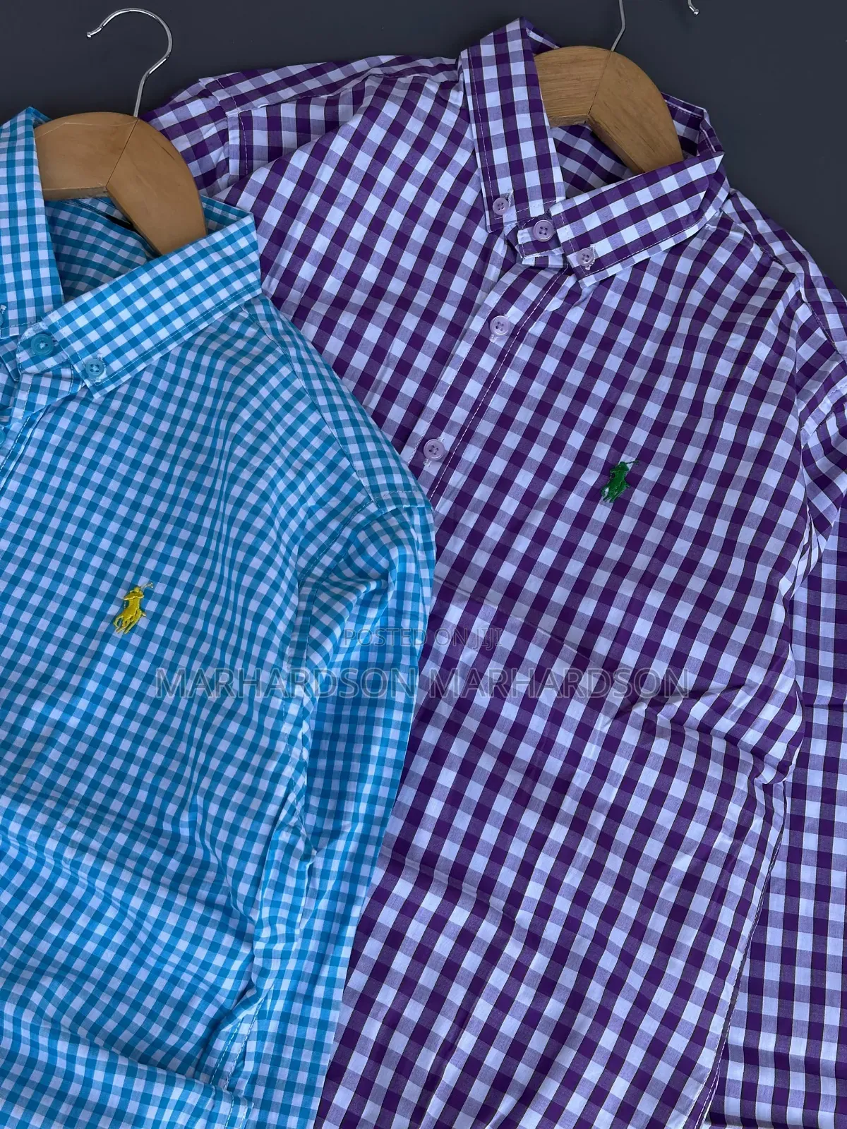 Striped Polo Linen Shirts