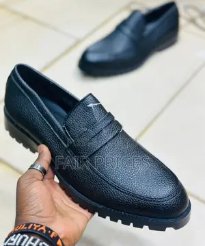 Non Laced Original Leather Loafer Oxfords Black