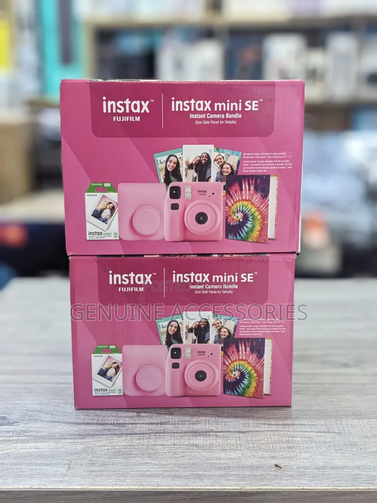 Fujifilm Instax Mini SE Camera Gift Bundle Including 10 Sheets Film