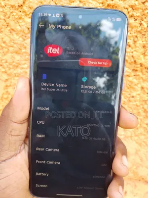 Itel Super 26 Ultra 256 GB Blue
