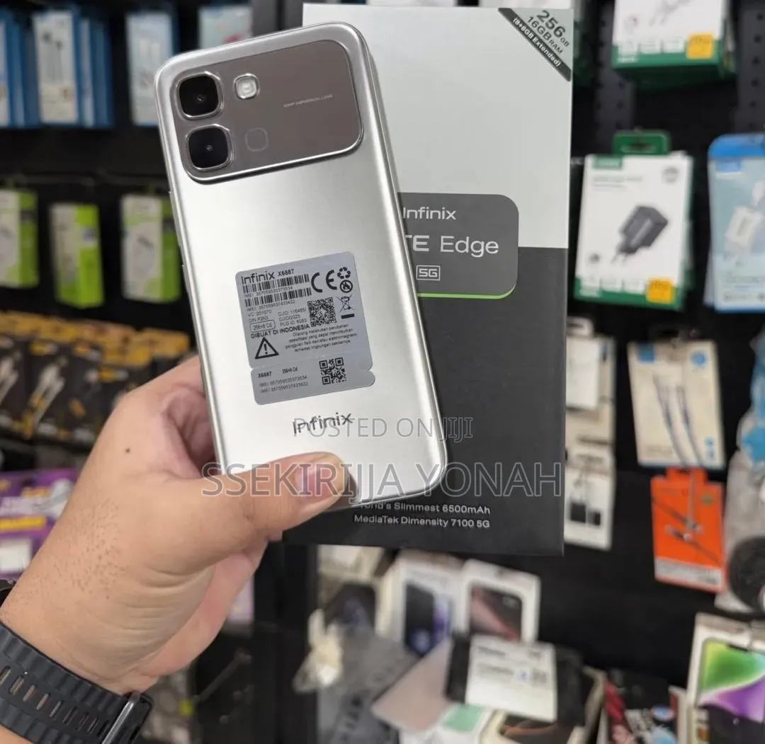 New Infinix Note Edge 256 GB Silver