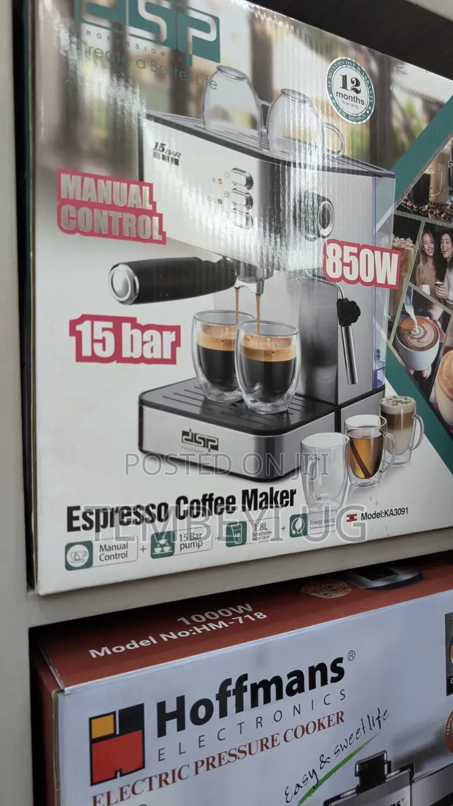 15 Bar Espresso Coffee Machine