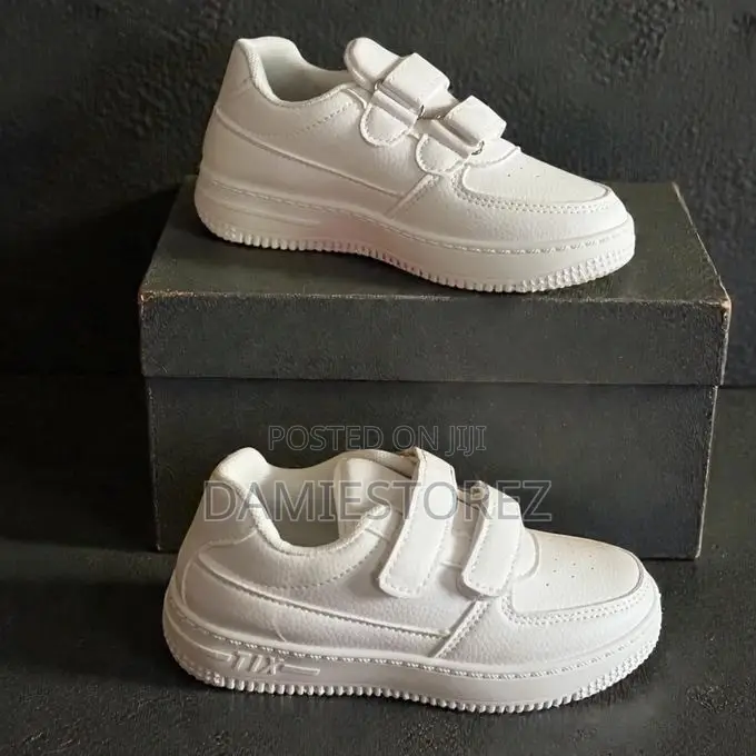White Kids Sneakers