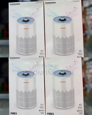 Porodo Purea Smart Air Purifier With 3-Layer H13 HEPA Filter.