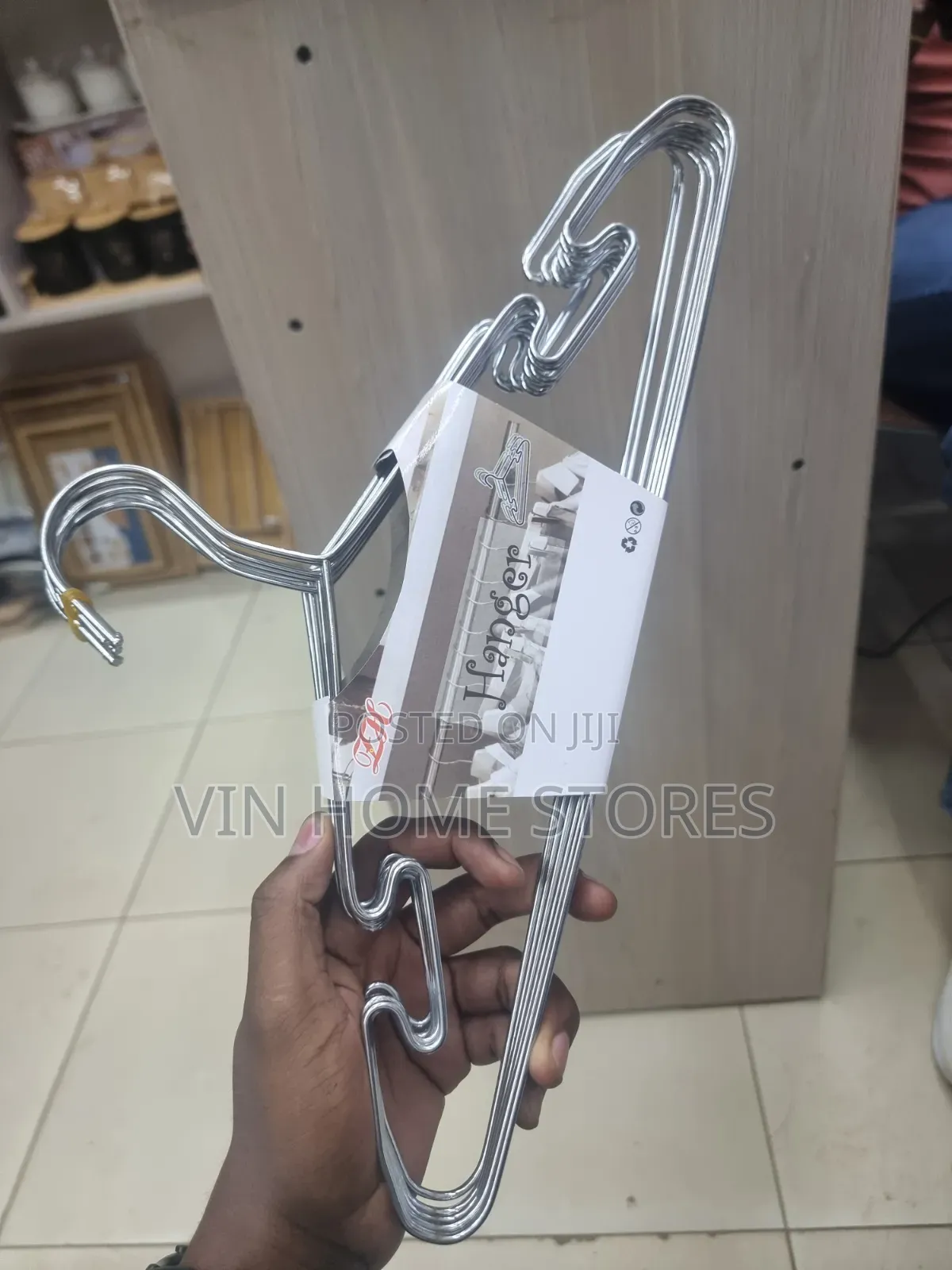 Stainless Steel Metallic Hangers 10 PCS