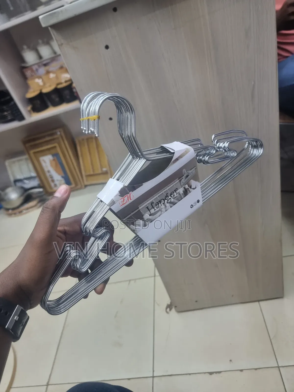 Stainless Steel Metallic Hangers 10 PCS
