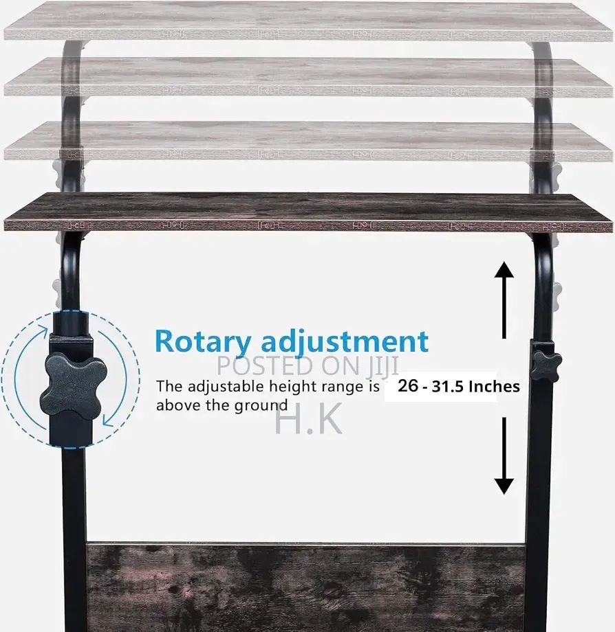 Multipurpose Height Adjustable Movable Table
