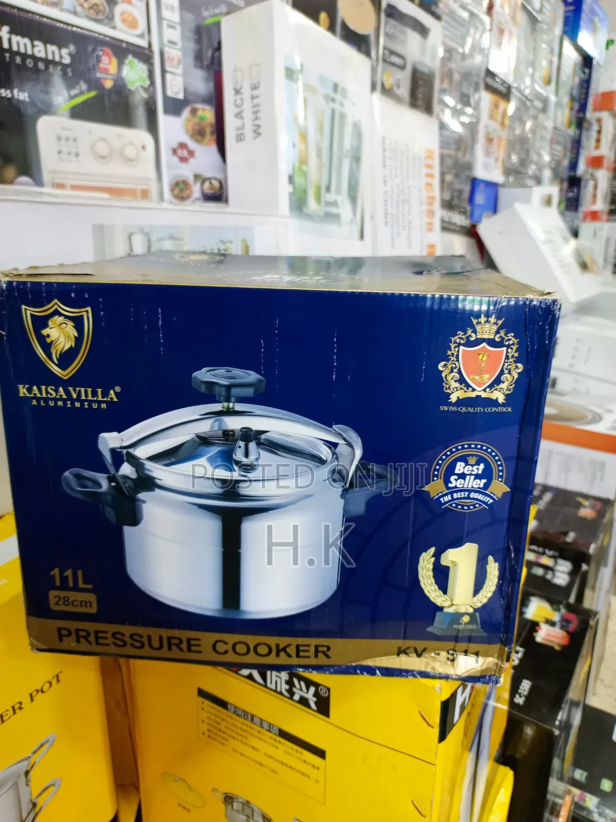 Kaisa Villa 11L Aluminium Pressure Cooker (Model KV-911).