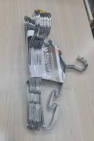 Stainless Steel Metallic Hangers 10 PCS