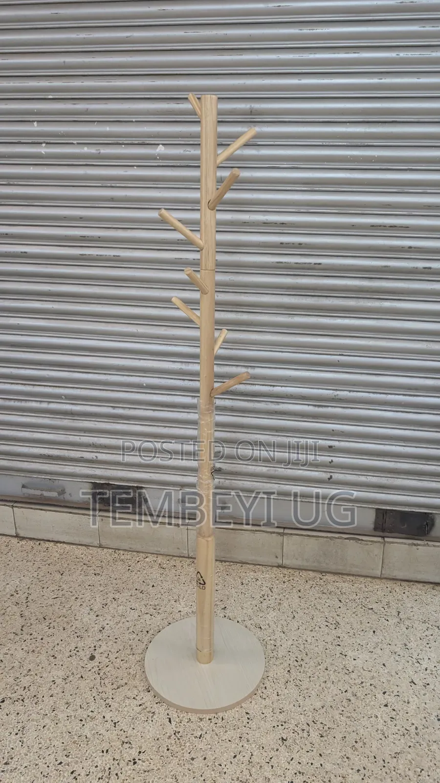 Solid Wood Coat Rack Stand, Coat Rack Freestanding With 8 Hooks