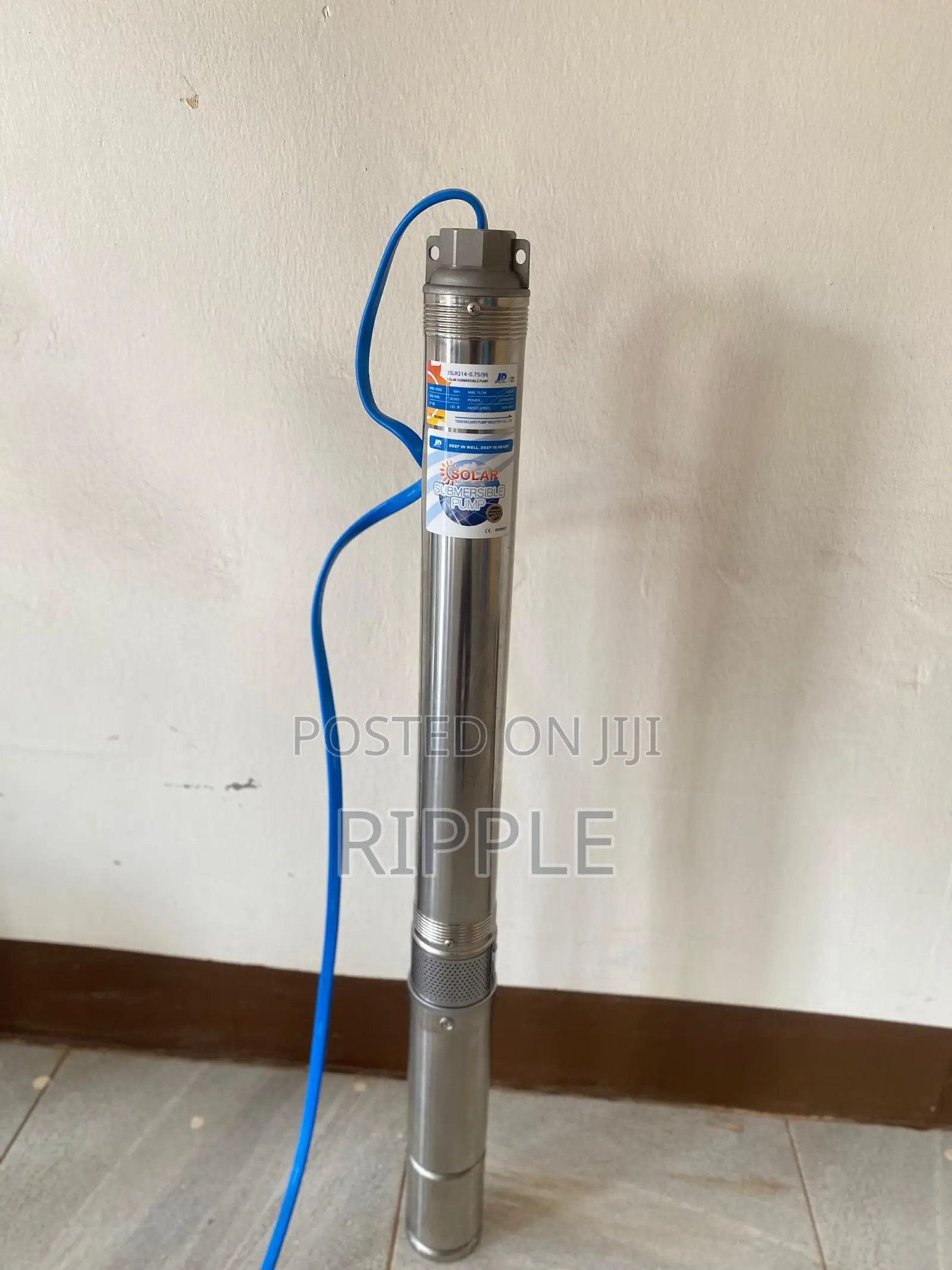 750W Solar Borehole Water Pump 69m Head 4500l/H 96V