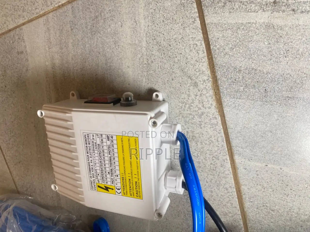 370W Heavy-Duty Electric AC Borehole Pump – 64m Head | 3,900l/H